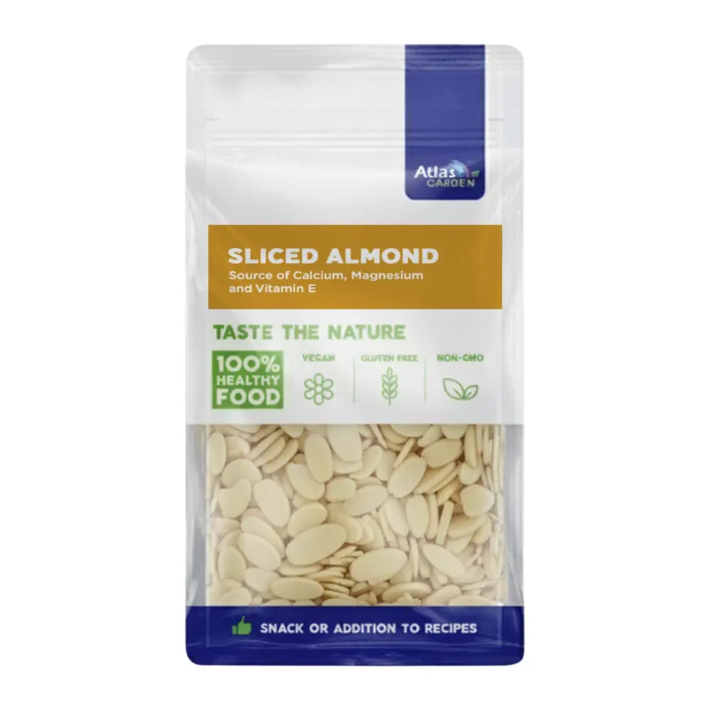 Hạnh Nhân Lát Không Vỏ, Sliced Almond, Gluten Free (265g) - ATLAS GARDEN